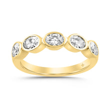 Load image into Gallery viewer, LADIES BAND 1CT OVAL DIAMOND 14K YELLOW GOLD
