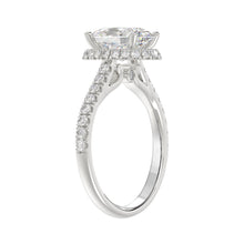 Load image into Gallery viewer, LADIES RING 2 1/2CT ROUND/OVAL DIAMOND 14K WHITE GOLD (CENTER STONE OVAL DIAMOND 2CT )
