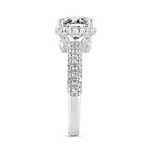 Load image into Gallery viewer, LADIES RING 2 3/4CT ROUND DIAMOND 14K WHITE GOLD (CENTER STONE ROUND DIAMOND 2CT )
