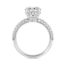 Load image into Gallery viewer, LADIES RING 2 3/4CT ROUND/PEAR DIAMOND 14K WHITE GOLD (CENTER STONE PEAR DIAMOND 2CT )
