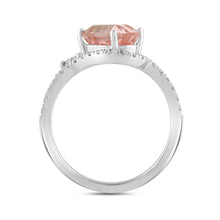Load image into Gallery viewer, 14K WHITE GOLD 2 1/4CT ROUND/MARQUISE/OVAL DIAMOND LADIES RING (CENTER STONE OVAL DIAMOND 1 1/2CT)

