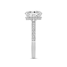 Load image into Gallery viewer, LADIES RING 2 1/2CT ROUND/OVAL DIAMOND 14K WHITE GOLD (CENTER STONE OVAL DIAMOND 2CT)
