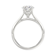 Load image into Gallery viewer, LADIES SOLITAIRE RING 2 1/2CT OVAL DIAMOND 14K WHITE GOLD 
