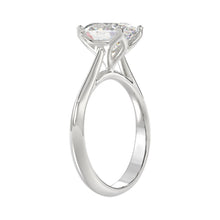 Load image into Gallery viewer, LADIES SOLITAIRE RING 2 1/2CT OVAL DIAMOND 14K WHITE GOLD 
