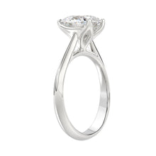 Load image into Gallery viewer, LADIES SOLITAIRE RING 2 1/2CT PEAR DIAMOND 14K WHITE GOLD 
