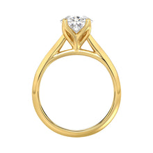 Load image into Gallery viewer, LADIES SOLITAIRE RING 2 1/2CT PEAR DIAMOND 14K YELLOW GOLD 
