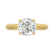 Load image into Gallery viewer, LADIES SOLITAIRE RING 2 1/2CT ROUND DIAMOND 14K YELLOW GOLD 
