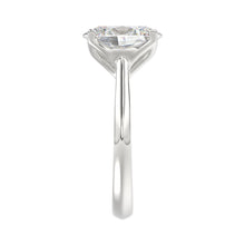 Load image into Gallery viewer, LADIES SOLITAIRE RING 4CT OVAL DIAMOND 14K WHITE GOLD 
