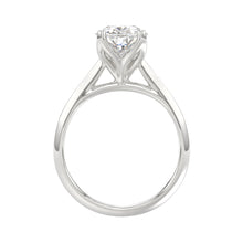 Load image into Gallery viewer, LADIES SOLITAIRE RING 4CT PEAR DIAMOND 14K WHITE GOLD 
