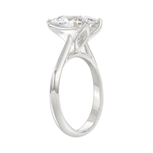 Load image into Gallery viewer, LADIES SOLITAIRE RING 4CT PEAR DIAMOND 14K WHITE GOLD 
