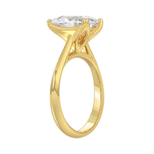 Load image into Gallery viewer, LADIES SOLITAIRE RING 4CT PEAR DIAMOND 14K YELLOW GOLD 
