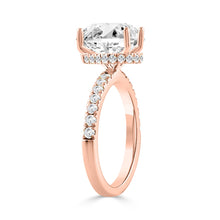 Load image into Gallery viewer, 14K ROSE GOLD 1/2CT ROUND/PEAR DIAMOND LADIES RING (CENTER STONE PEAR DIAMOND 2CT)
