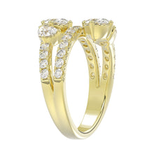 Load image into Gallery viewer, LADIES RING 2.00CT ROUND/OVAL/PEAR DIAMOND 14K YELLOW GOLD 
