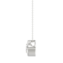 Load image into Gallery viewer, LADIES SOLITAIRE PENDANT 2CT OVAL DIAMOND 14K WHITE GOLD

