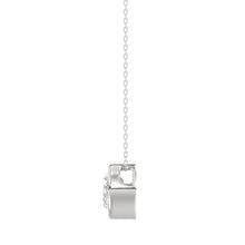 Load image into Gallery viewer, LADIES SOLITAIRE PENDANT 1CT OVAL DIAMOND 14K WHITE GOLD 
