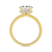 Load image into Gallery viewer, LADIES RING 2.20CT ROUND/OVAL DIAMOND 14K YELLOW GOLD (CENTER STONE OVAL DIAMOND 2.00CT)
