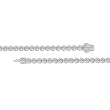 Load image into Gallery viewer, LADIES BRACELET 5.00CT ROUND DIAMOND 14K WHITE GOLD 
