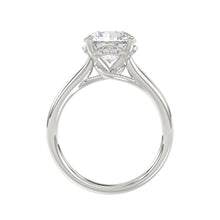 Load image into Gallery viewer, LADIES BRIDAL SET 4 1/10CT ROUND DIAMOND 14K WHITE GOLD (CENTER STONE ROUND DIAMOND 2 1/2CT)
