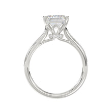 Load image into Gallery viewer, LADIES BRIDAL SET 3 7/8CT ROUND/EMERALD DIAMOND 14K WHITE GOLD (CENTER STONE EMERALD DIAMOND (2 1/2CT)
