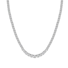 Load image into Gallery viewer, 18K WHITE GOLD 5.00CT ROUND DIAMOND LADIES TENNIS NECKLACE
