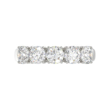 Load image into Gallery viewer, 14K WHITE GOLD 2.00CT ROUND DIAMOND LADIES BAND
