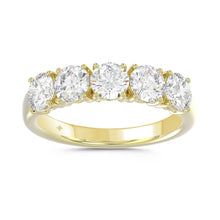 Load image into Gallery viewer, 14K YELLOW GOLD 2.00CT ROUND DIAMOND LADIES BAND
