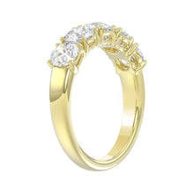 Load image into Gallery viewer, 14K YELLOW GOLD 2.00CT ROUND DIAMOND LADIES BAND
