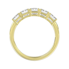 Load image into Gallery viewer, 14K YELLOW GOLD 2.00CT EMERALD DIAMOND LADIES BAND
