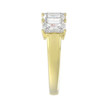 Load image into Gallery viewer, 14K YELLOW GOLD 2.00CT EMERALD DIAMOND LADIES BAND
