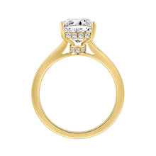 Load image into Gallery viewer, 14K YELLOW GOLD 3 1/2CT ROUND/BAGUETTE/RADIANT DIAMOND LADIES RING
