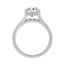Load image into Gallery viewer, 14K WHITE GOLD 2 1/2CT ROUND/CUSHION DIAMOND LADIES RING (CENTER STONE CUSHION DIAMOND 2CT)
