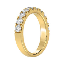 Load image into Gallery viewer, 14K YELLOW GOLD 1.00CT ROUND DIAMOND LADIES BAND
