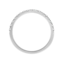 Load image into Gallery viewer, 14K WHITE GOLD 1/4CT ROUND DIAMOND LADIES BAND
