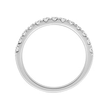 Load image into Gallery viewer, 14K WHITE GOLD 1/2CT ROUND DIAMOND LADIES BAND
