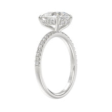 Load image into Gallery viewer, 14K WHITE GOLD 2 3/4CT ROUND/PEAR DIAMOND LADIES RING (CENTER STONE PEAR DIAMOND 2CT)
