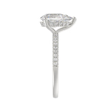 Load image into Gallery viewer, 14K WHITE GOLD 2 3/4CT ROUND/PEAR DIAMOND LADIES RING (CENTER STONE PEAR DIAMOND 2CT)

