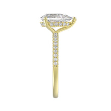 Load image into Gallery viewer, 14K YELLOW GOLD 2 3/4CT ROUND/PEAR DIAMOND LADIES RING (CENTER STONE PEAR DIAMOND 2CT)
