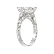 Load image into Gallery viewer, 14K WHITE GOLD 3 3/4CT ROUND/PRINCESS DIAMOND LADIES RING
