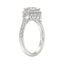 Load image into Gallery viewer, 14K WHITE GOLD 2.00CT ROUND/PEAR/OCTAGON STEP CUT DIAMOND LADIES RING
