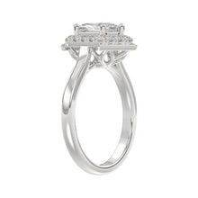 Load image into Gallery viewer, 14K WHITE GOLD 1 1/4CT ROUND/HEXAGON DIAMOND LADIES RING
