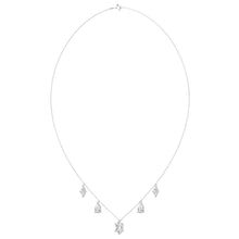 Load image into Gallery viewer, 14K WHITE GOLD 3 1/2CT PEAR/HEXAGON/LOZENGE DIAMOND LADIES NECKLACE
