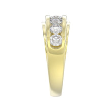 Load image into Gallery viewer, 14K YELLOW GOLD 2.00CT ROUND DIAMOND MEN&#39;S RING

