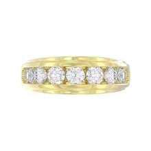 Load image into Gallery viewer, 14K YELLOW GOLD 2.00CT ROUND DIAMOND MEN&#39;S RING
