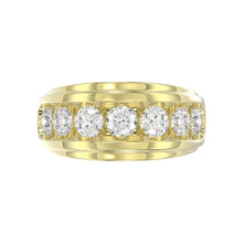 Load image into Gallery viewer, 14K YELLOW GOLD 3.00CT ROUND DIAMOND MEN&#39;S RING

