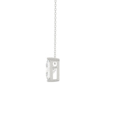 Load image into Gallery viewer, 10K WHITE GOLD 1 1/3CT FANCY CUT ALPHABET DIAMOND LADIES PENDANT WITH CHAIN
