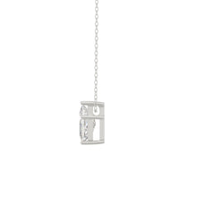 Load image into Gallery viewer, 10K WHITE GOLD 1.00CT FANCY CUT ALPHABET DIAMOND LADIES PENDANT WITH CHAIN
