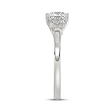 Load image into Gallery viewer, 14K WHITE GOLD 1 3/4CT PRINCESS/TRAPEZOID DIAMOND LADIES RING (CENTER STONE PRINCESS DIAMOND 1 1/4CT)
