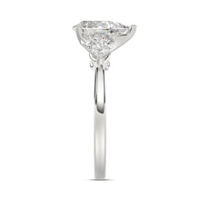 Load image into Gallery viewer, 14K WHITE GOLD 2 5/8CT PEAR DIAMOND LADIES RING (CENTER STONE PEAR DIAMOND 1 1/2CT)
