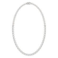 Load image into Gallery viewer, LADIES NECKLACE 19 1/2CT ROUND/PEAR/MARQUISE DIAMOND 14K WHITE GOLD
