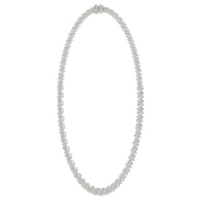 Load image into Gallery viewer, LADIES NECKLACE 19 1/2CT ROUND/PEAR/MARQUISE DIAMOND 14K WHITE GOLD
